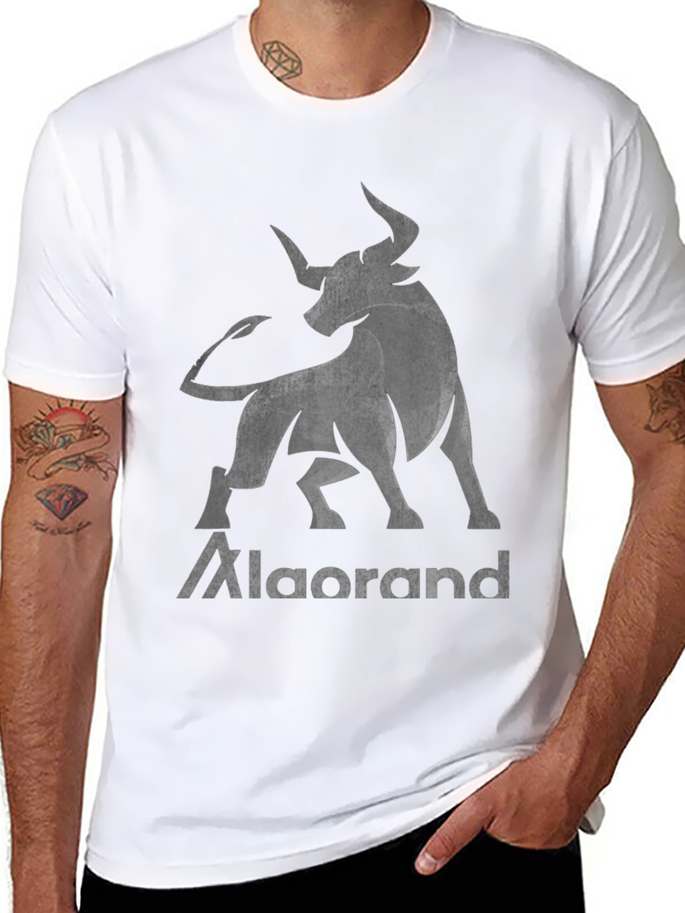 Alorand Bull T-Shirt - Black Graphic Tee