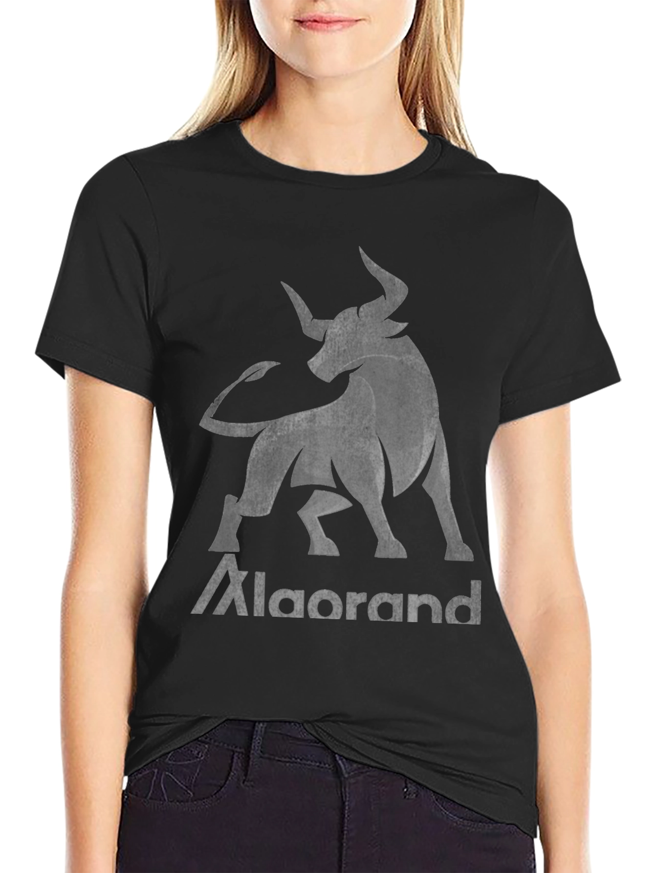 Alorand Bull T-Shirt - Black Graphic Tee