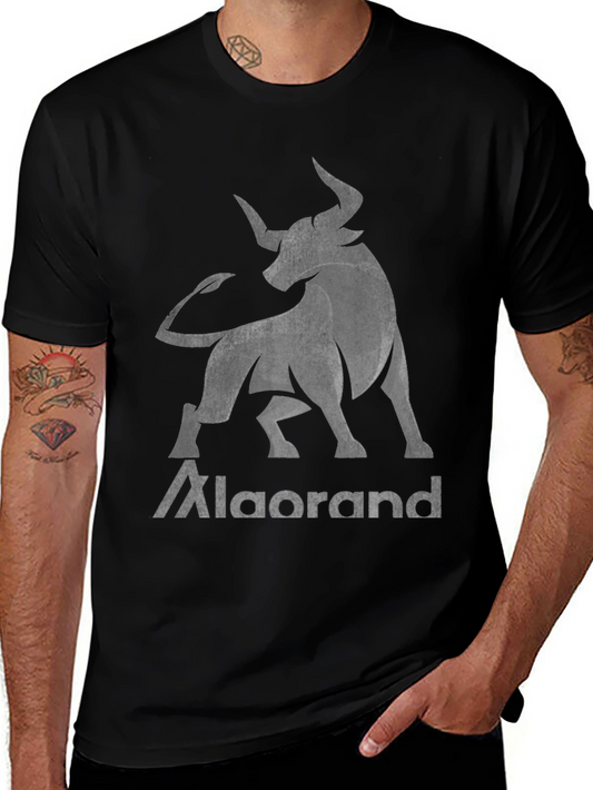 Alorand Bull T-Shirt - Black Graphic Tee
