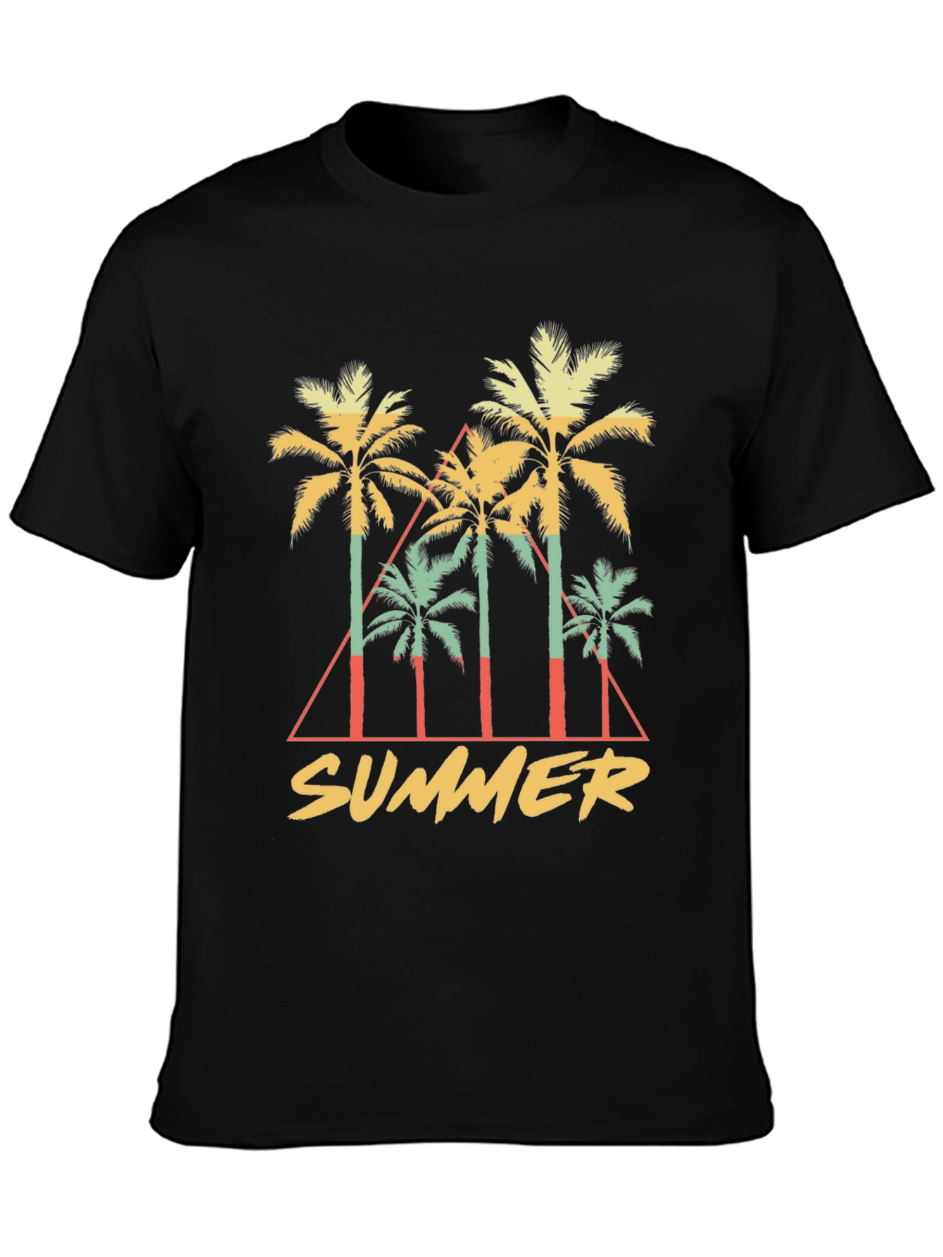 Retro Palm Tree Summer T-Shirt