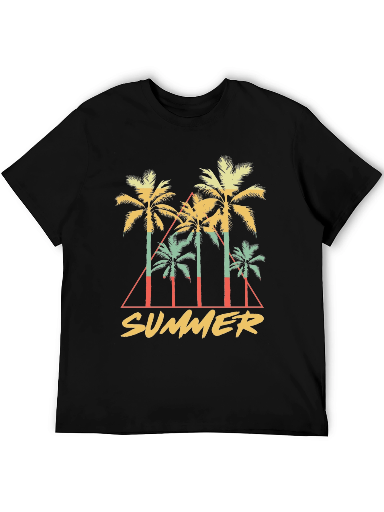 Retro Palm Tree Summer T-Shirt
