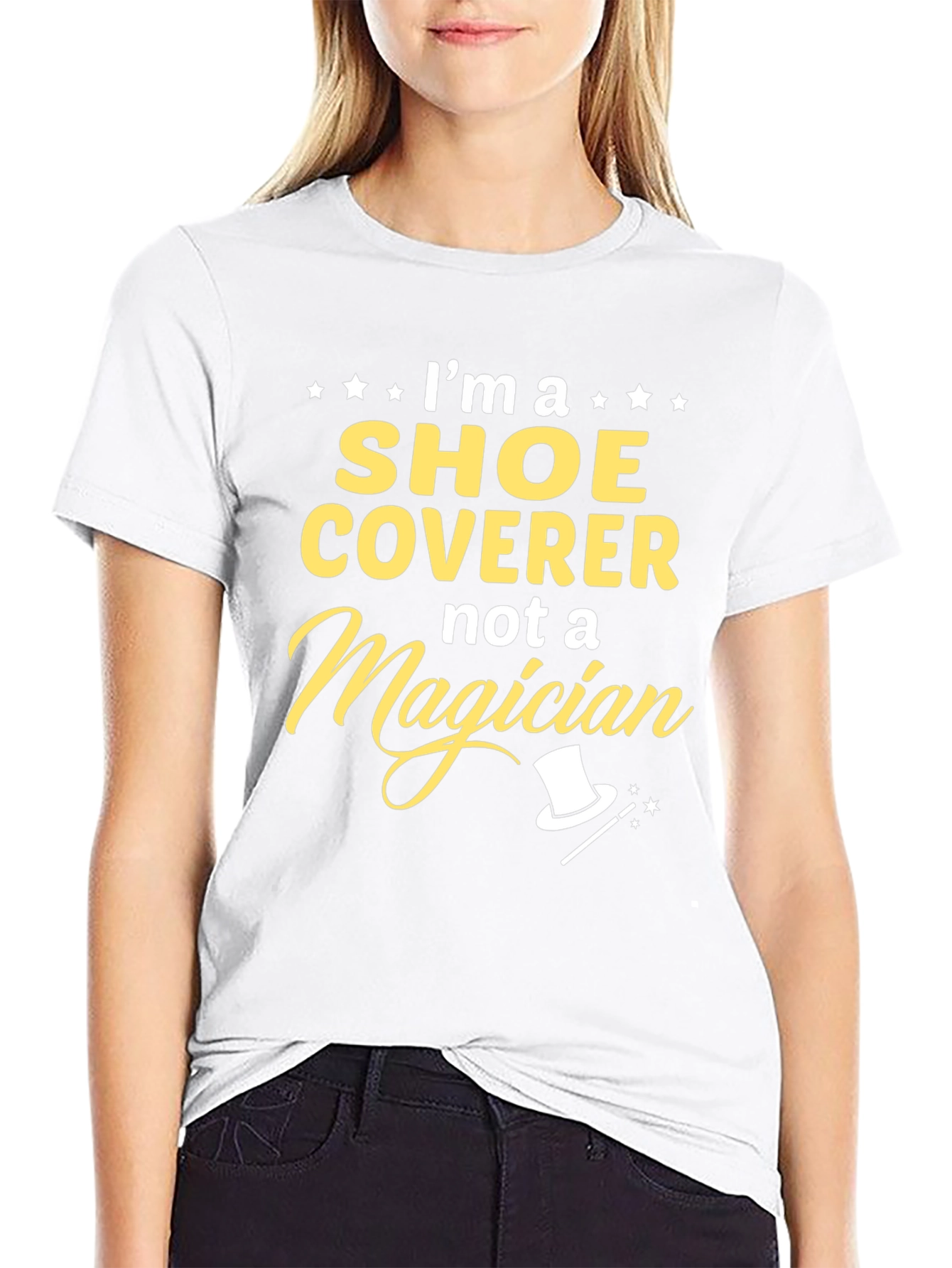 Shoe Coverer Not a Magician T-Shirt