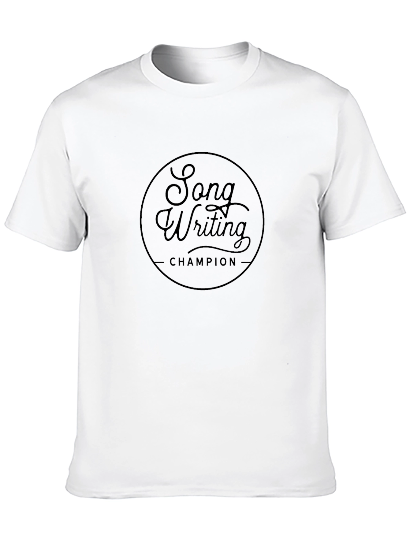 Songwriting Champion Black Graphic Tee