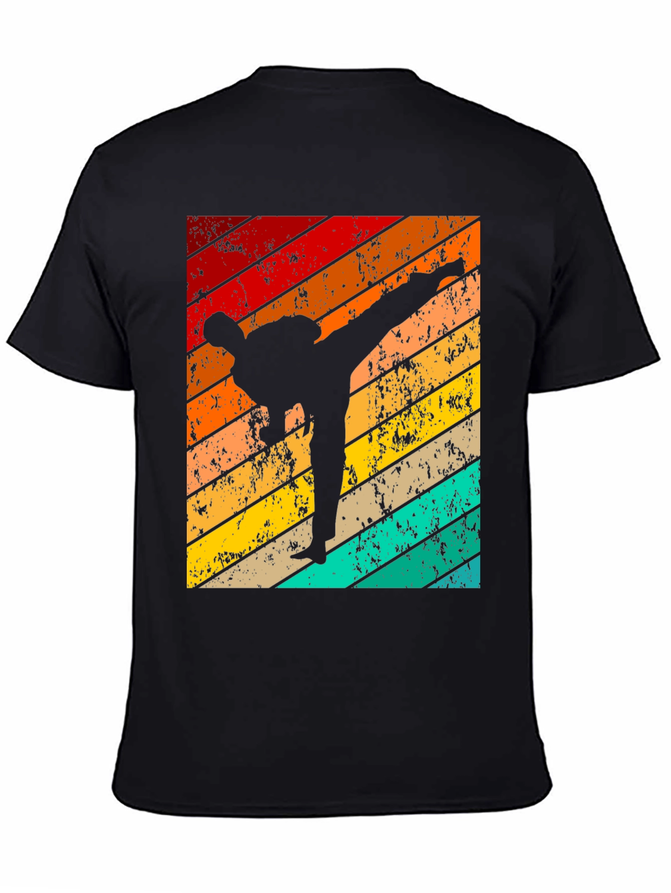 Retro Karate Graphic T-Shirt