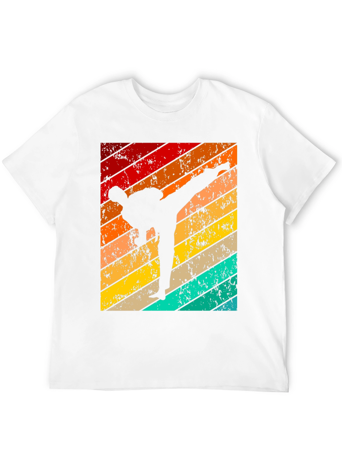 Retro Karate Graphic T-Shirt