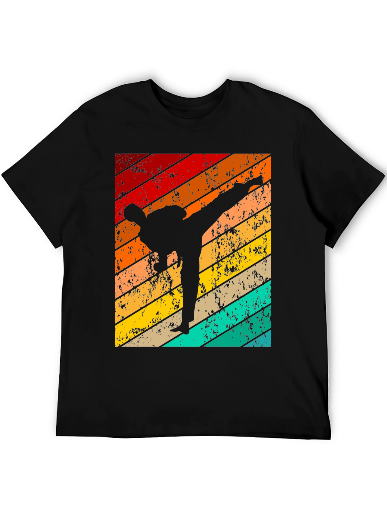 Retro Karate Graphic T-Shirt