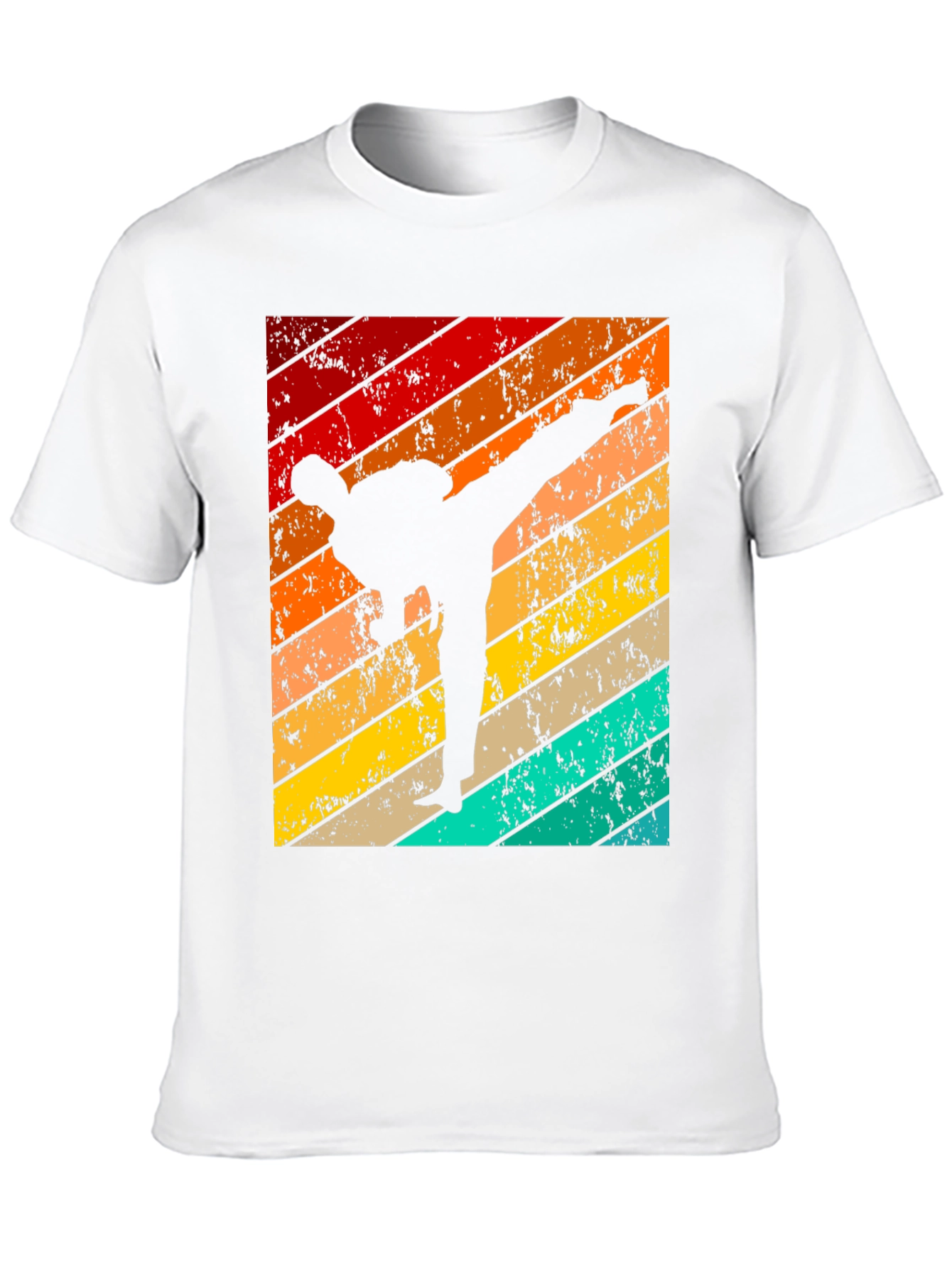Retro Karate Graphic T-Shirt