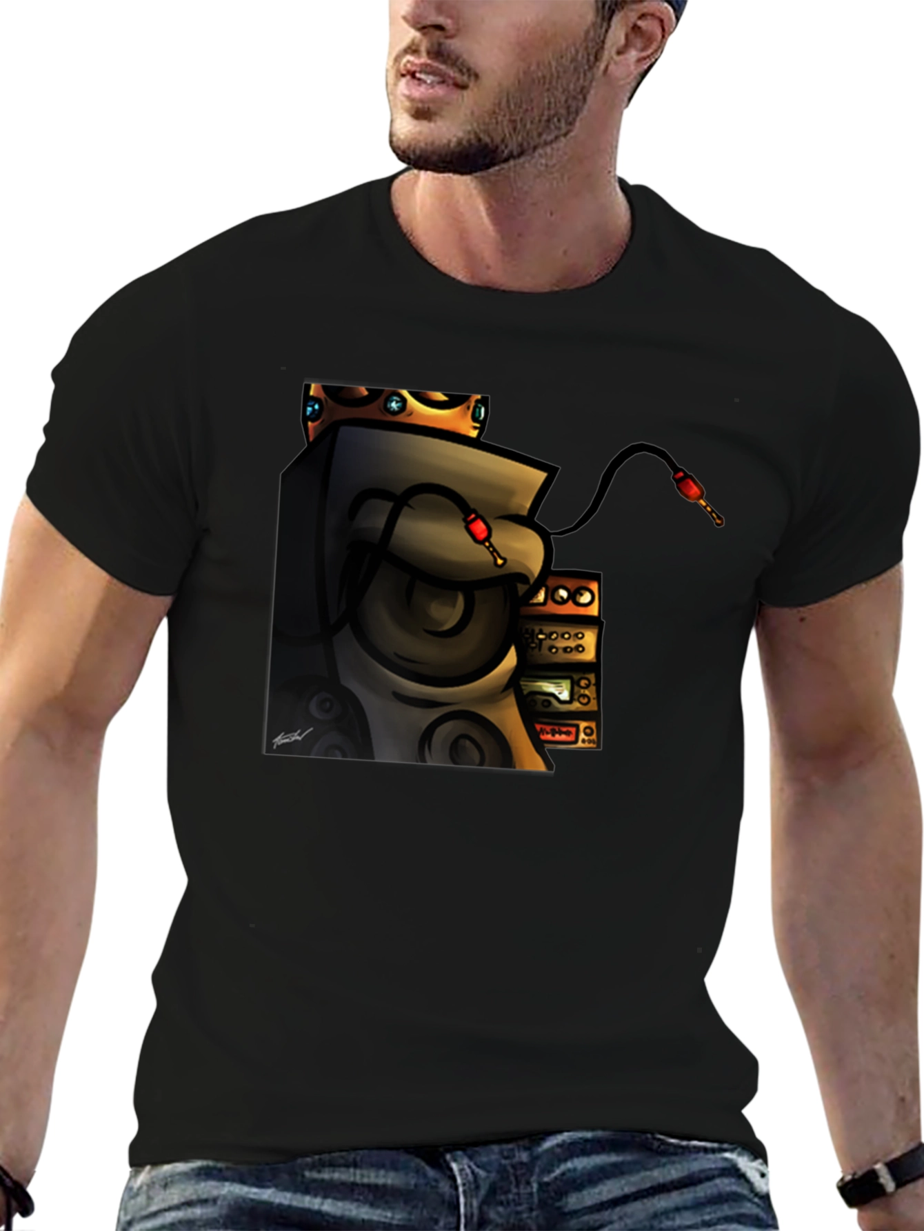 King Sound System Black T-Shirt - Music Lover Tee