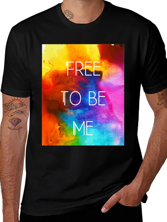 Free to Be Me Watercolor Graphic T-Shirt