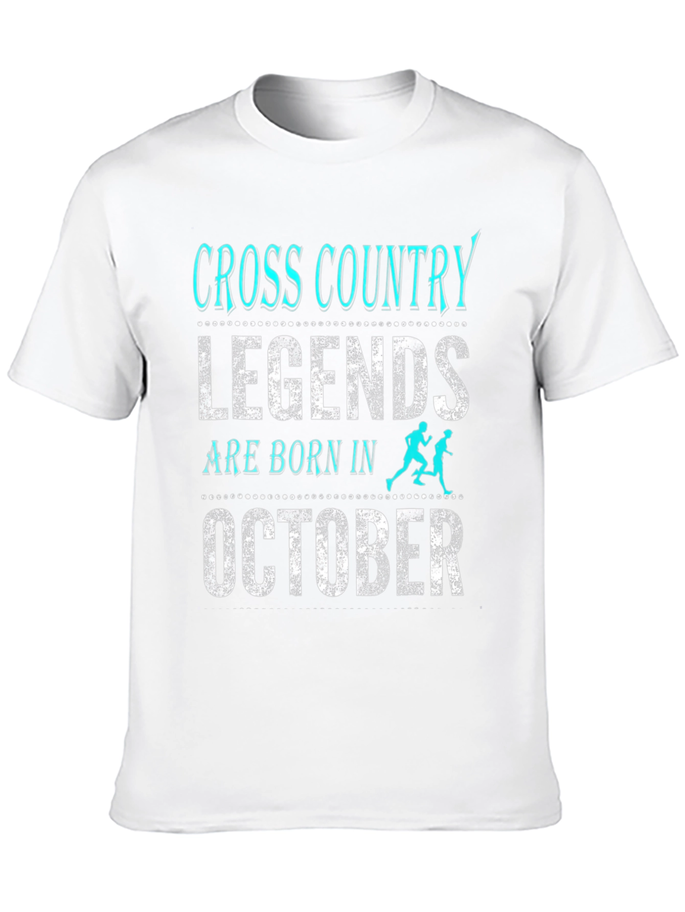 Cross Country Legends Born in October Black Tee