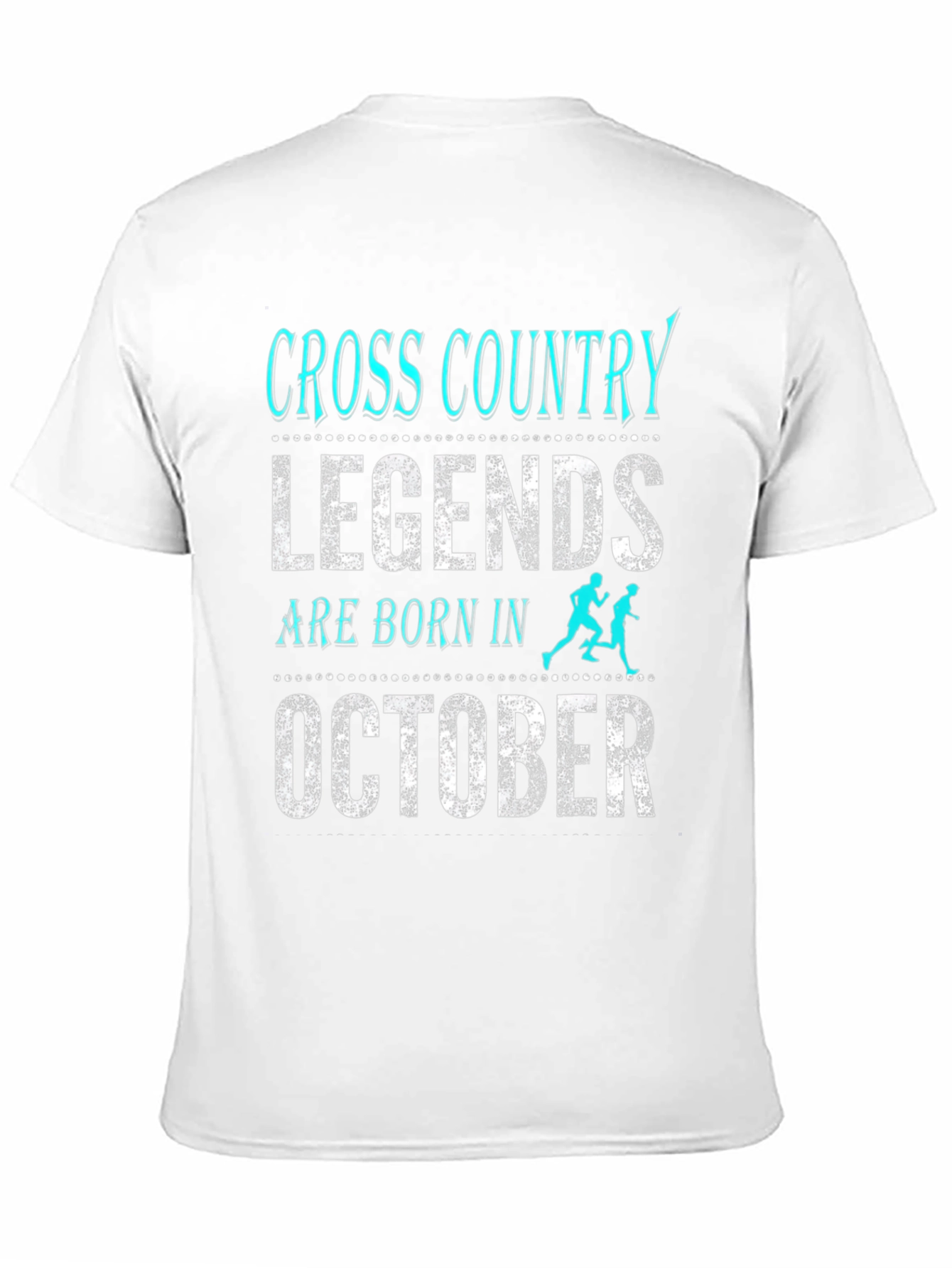 Cross Country Legends Born in October Black Tee