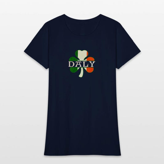 Daly Irish Surname Ireland Flag Shamrock