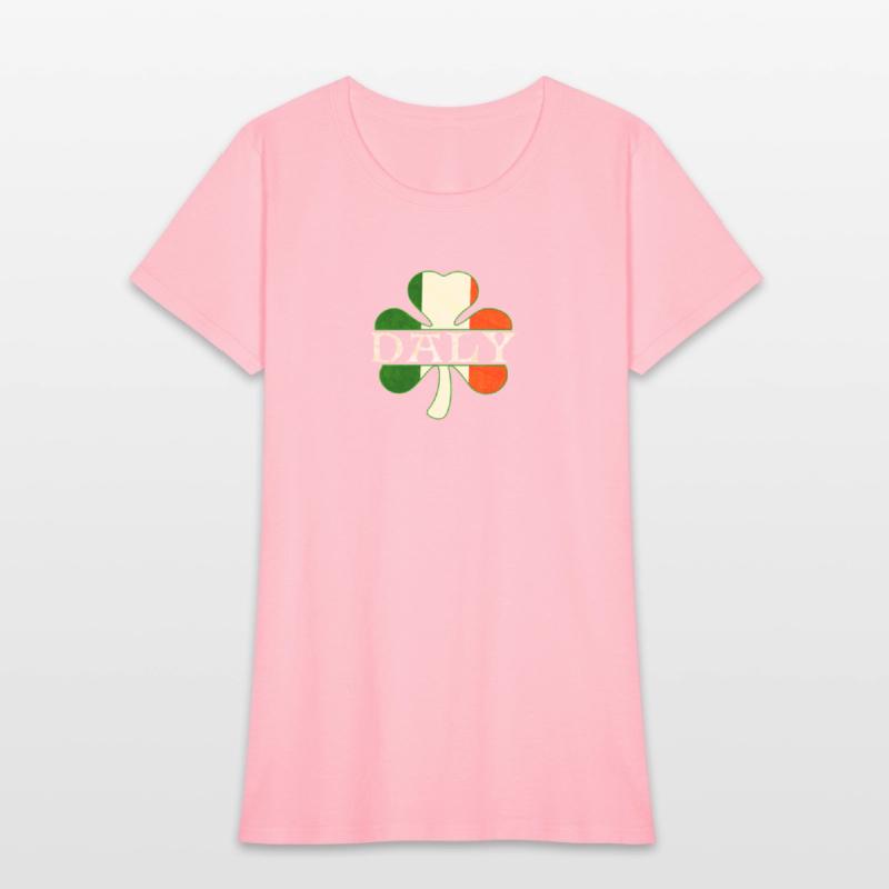 Daly Irish Surname Ireland Flag Shamrock
