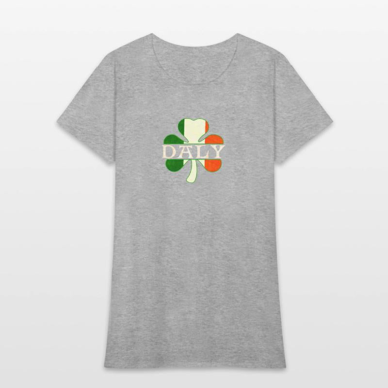Daly Irish Surname Ireland Flag Shamrock