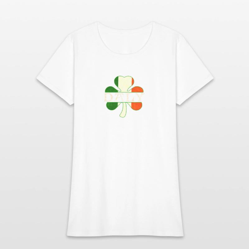 Daly Irish Surname Ireland Flag Shamrock