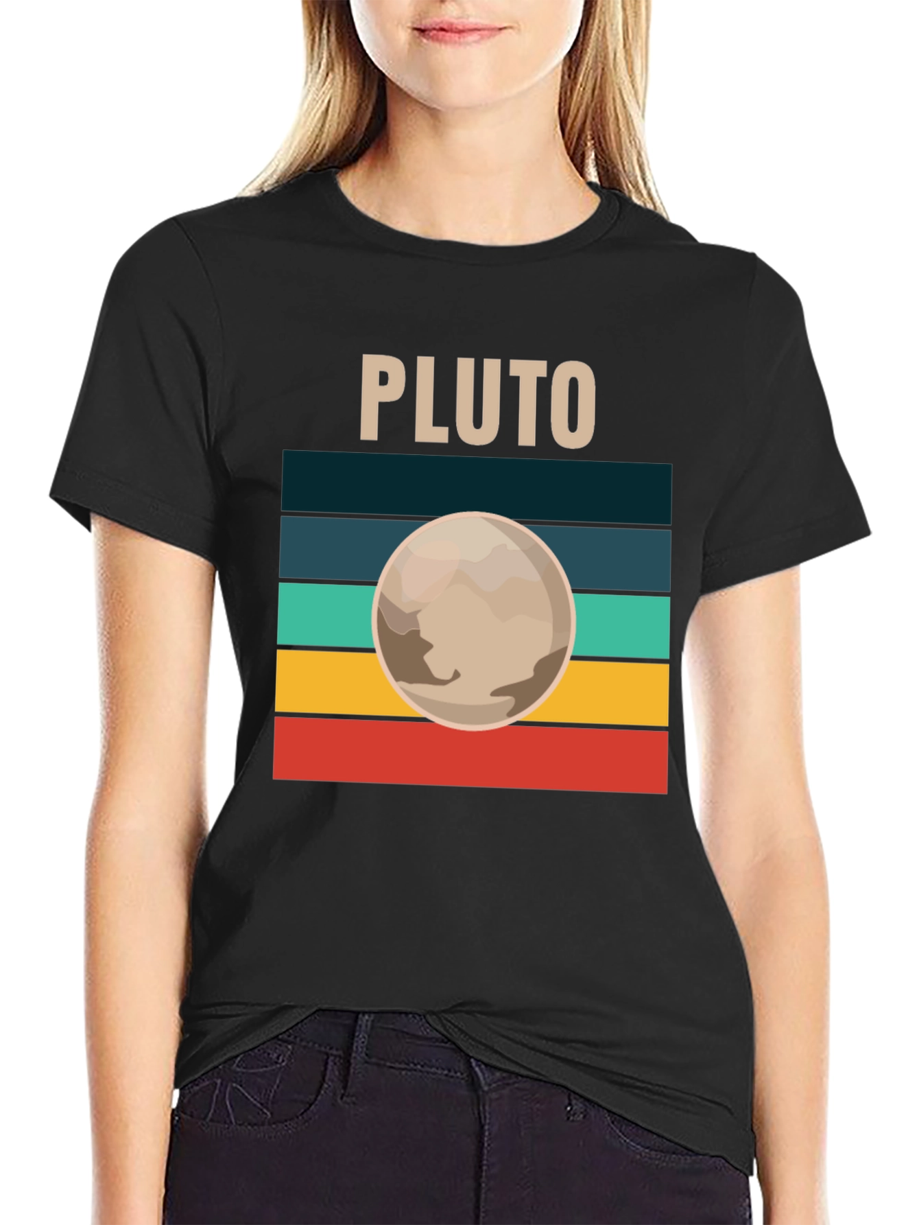 Retro Pluto T-Shirt - Space Lover Tee