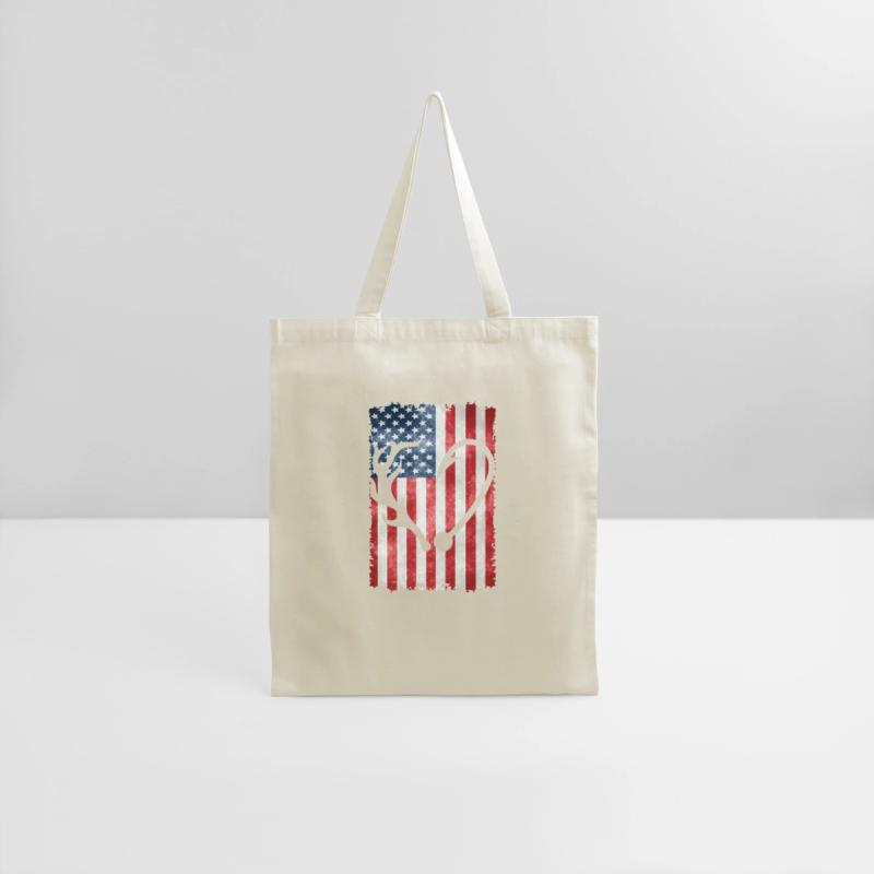 Deer Hunting American Flag T-Shirts