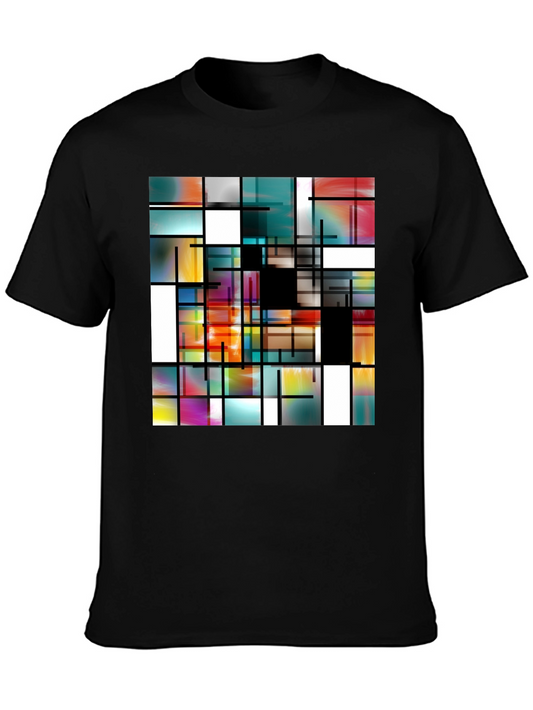 Abstract Art Mens T-Shirt - Modern Design