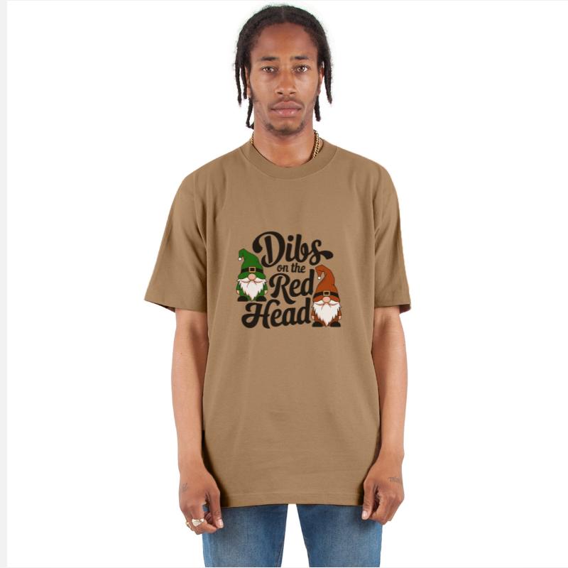 Dibs On The Red Head Irish Gnomes Funny Saint Patr