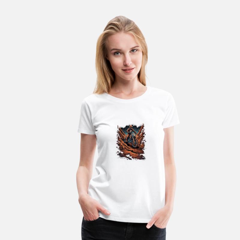 Dirt Bike Rocky Terrain Offroad Biker Motocross