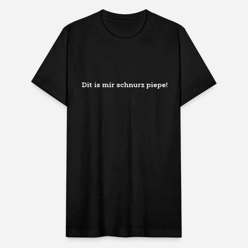 Dit is mir schnurz piepe white Brust