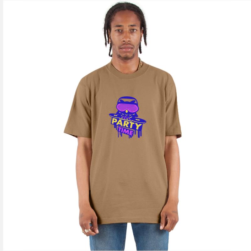 DJ Owl Party Time Graffiti Club Music Text Saying