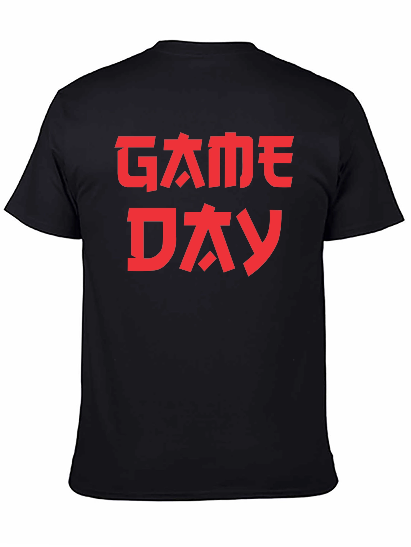 Game Day Kanji Style Graphic Tee - Black