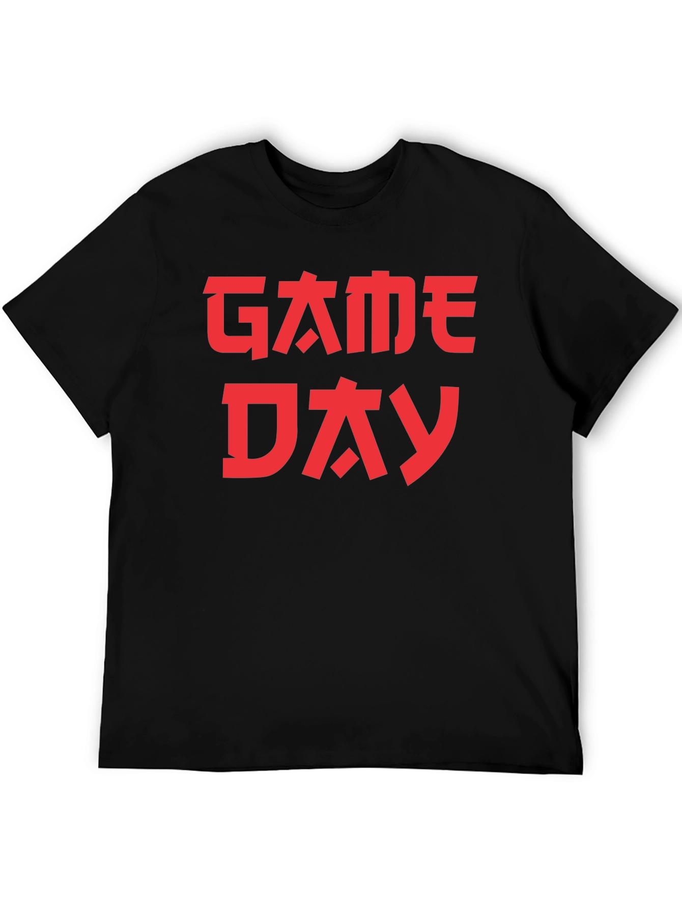 Game Day Kanji Style Graphic Tee - Black