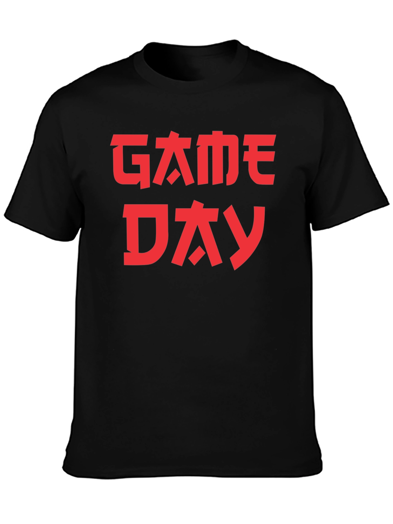 Game Day Kanji Style Graphic Tee - Black