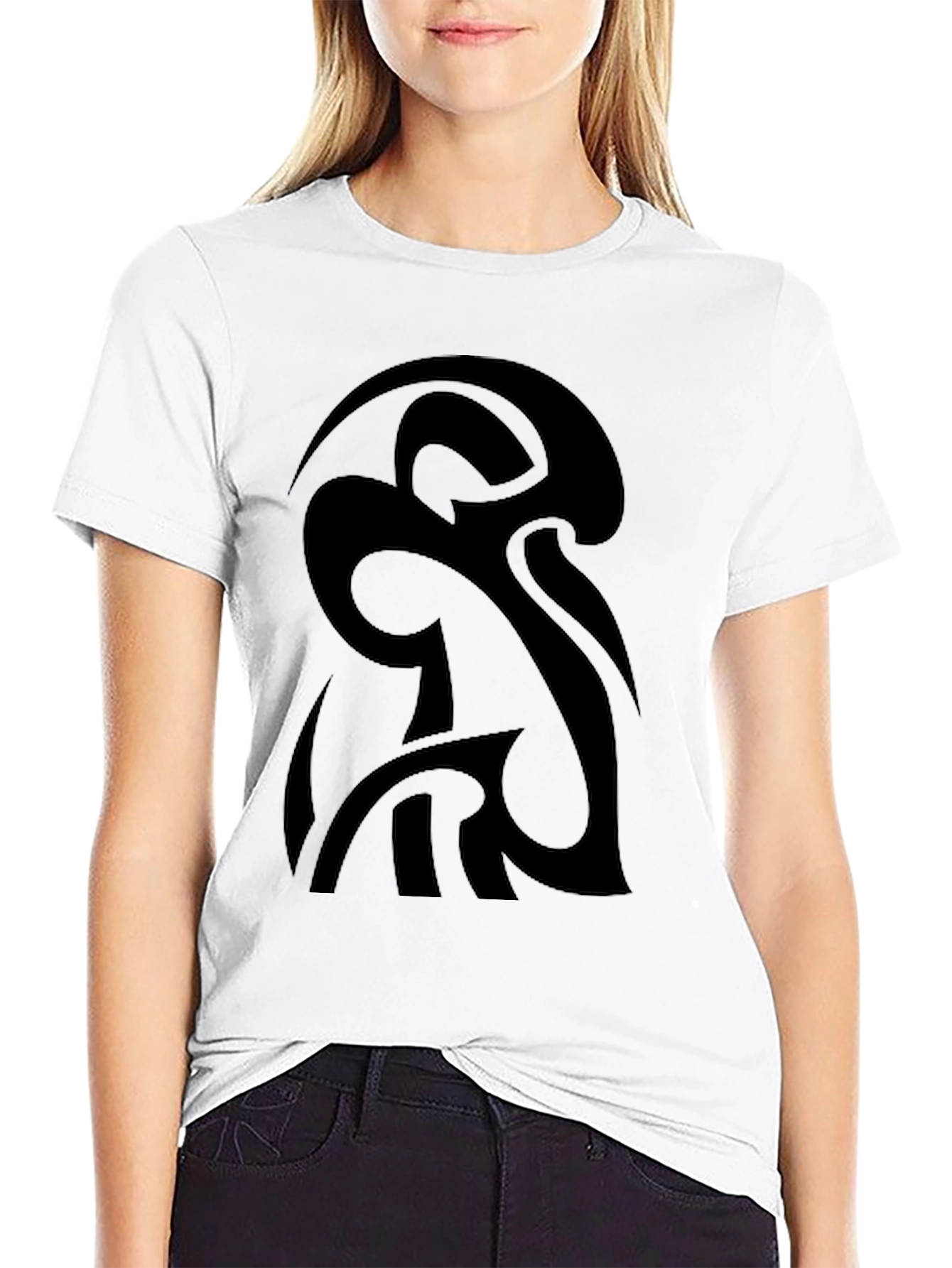 Black Tribal Tattoo Graphic Tee