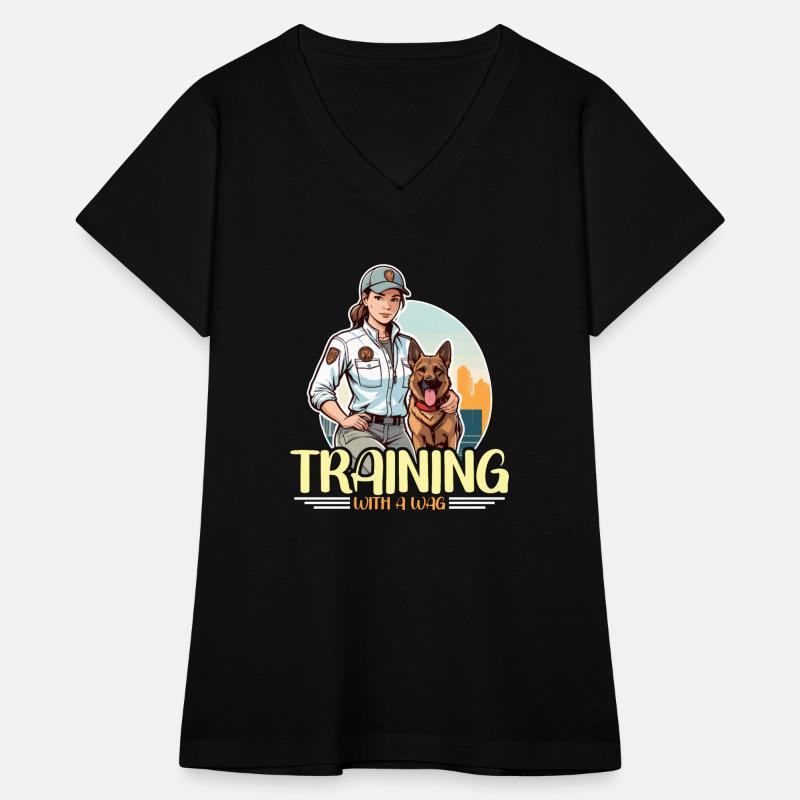 Dog Trainer Training With A Wag Loves Dog Sport