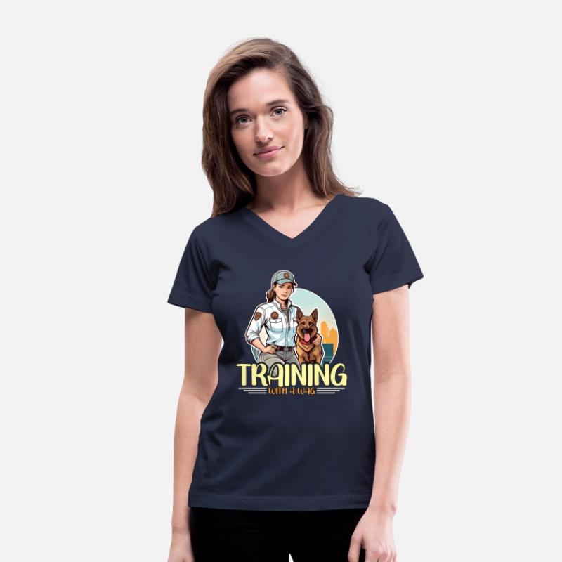 Dog Trainer Training With A Wag Loves Dog Sport