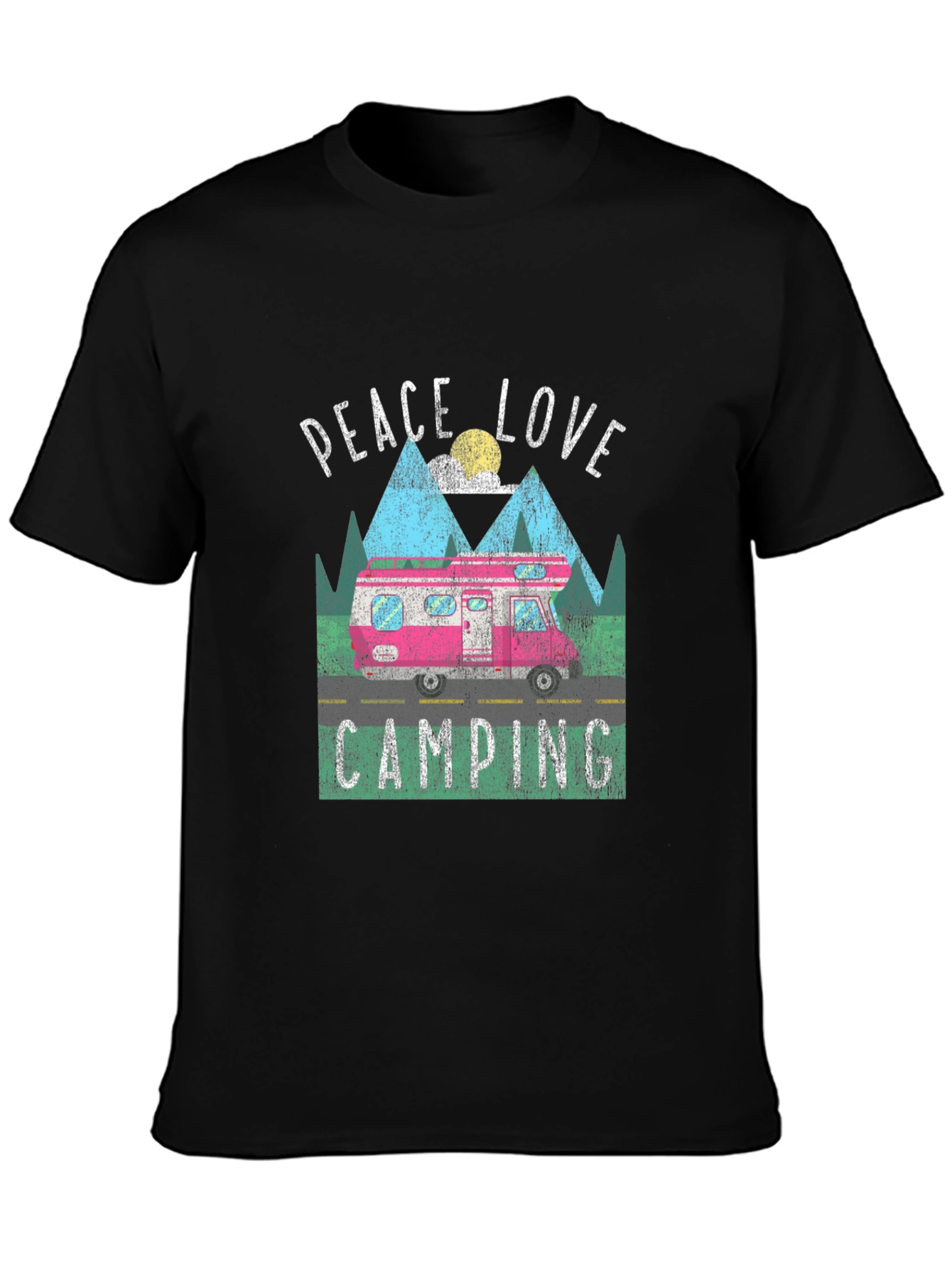 Peace Love Camping Graphic Tee