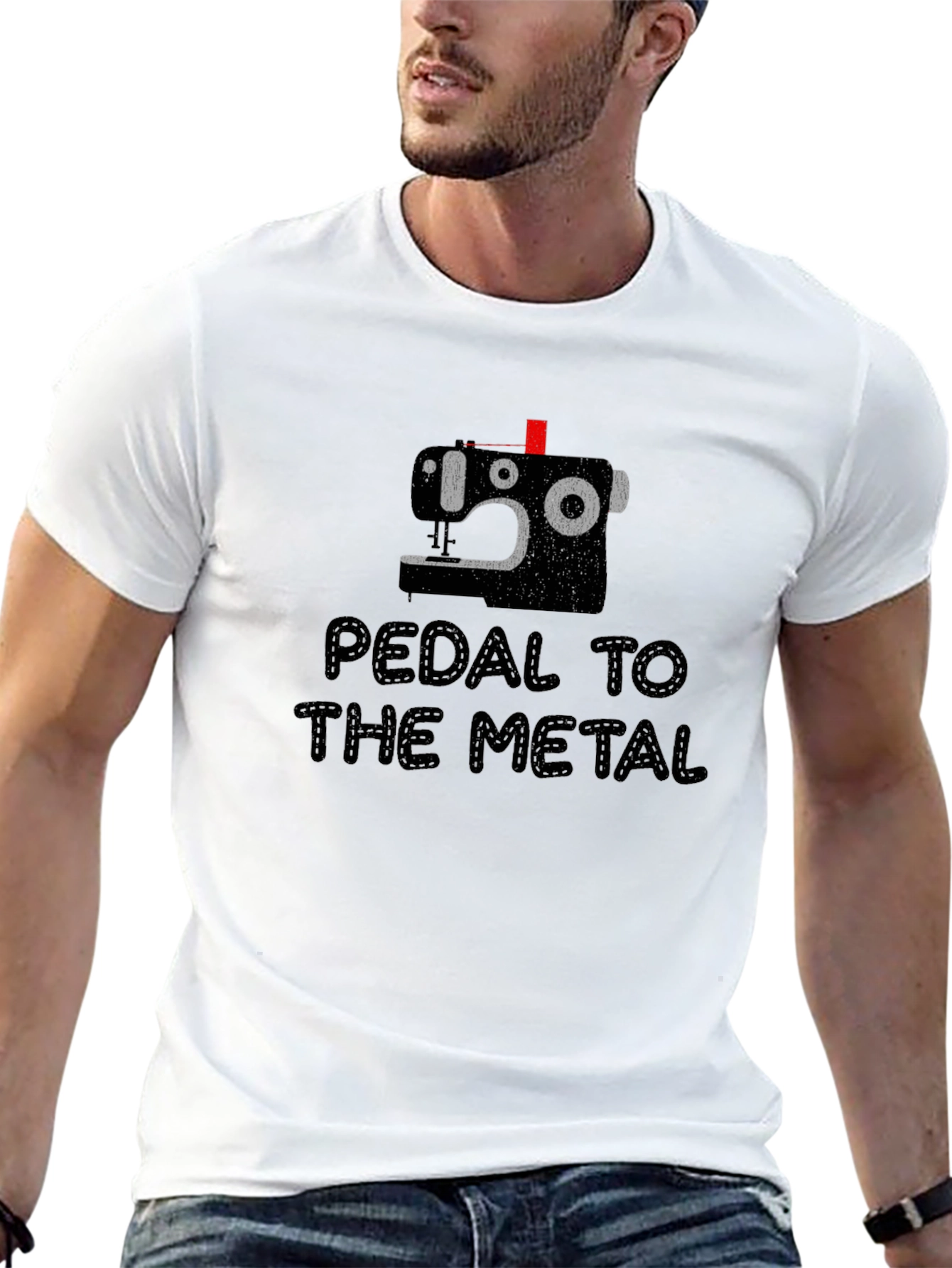 Pedal to the Metal Sewing T-Shirt