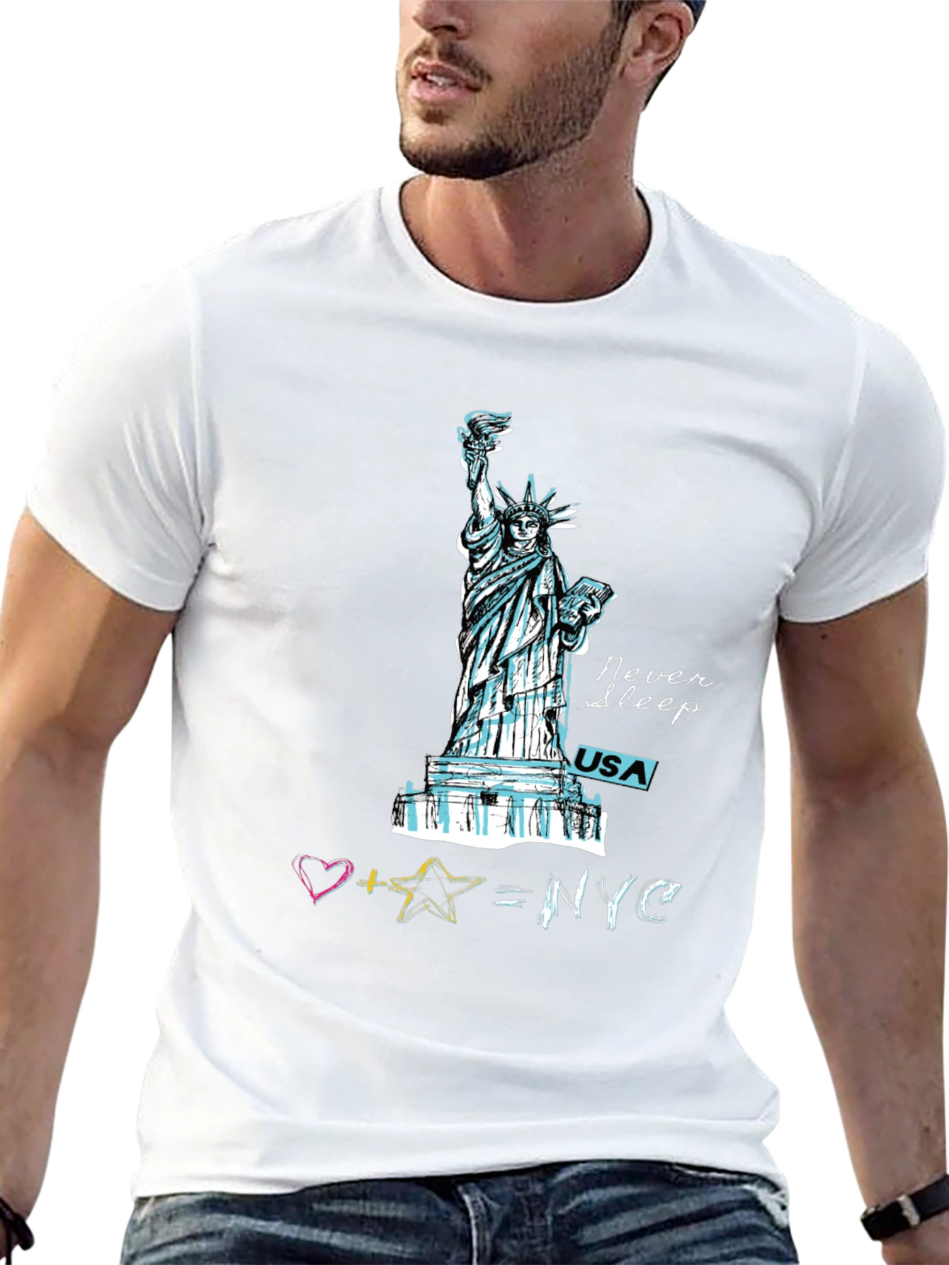Statue of Liberty Graphic Tee - NYC Pride