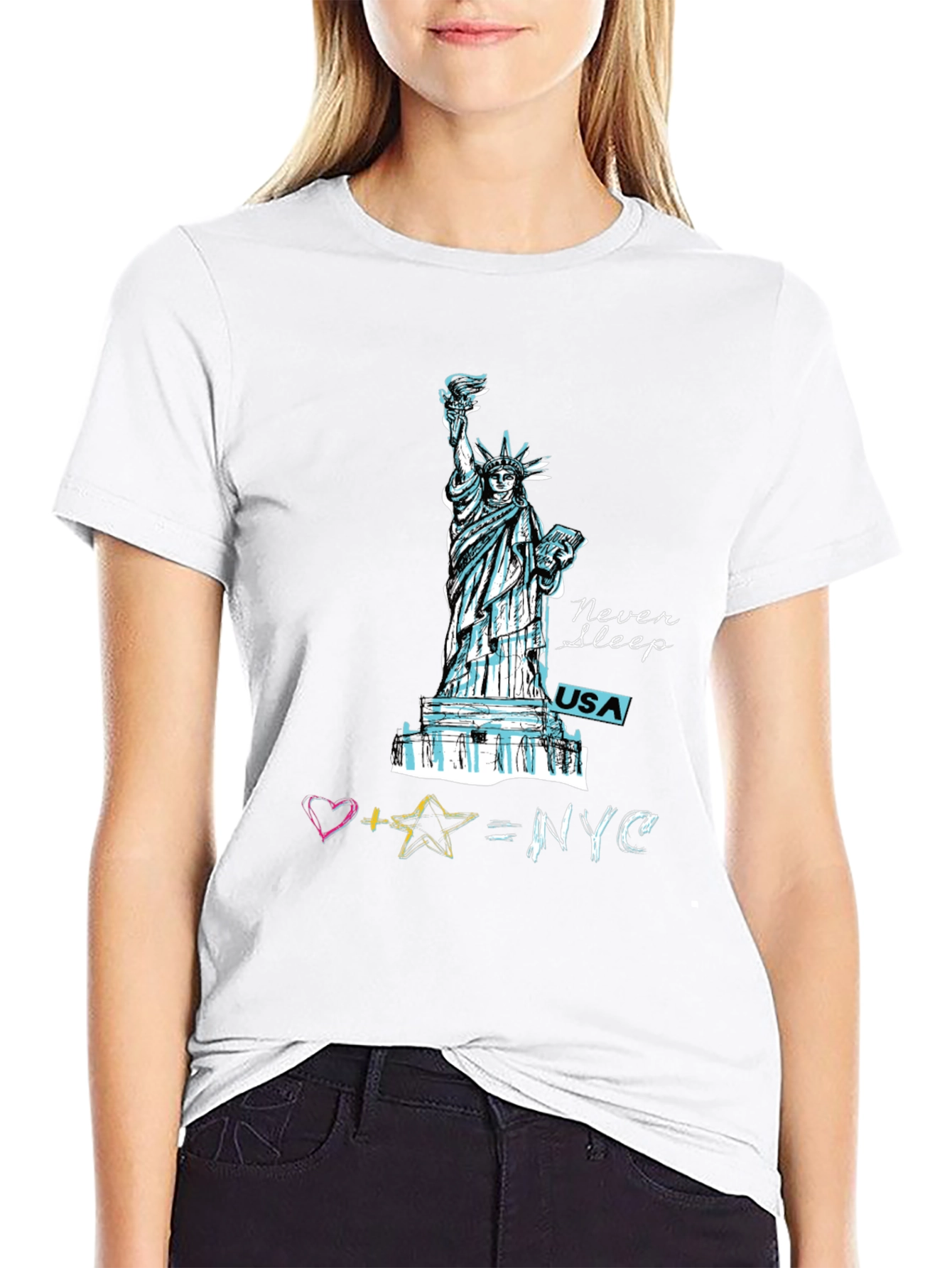 Statue of Liberty Graphic Tee - NYC Pride