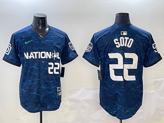Men's National League Juan Soto #22 Navy 2023 MLB All-Star Game Limited Player Jerseys
