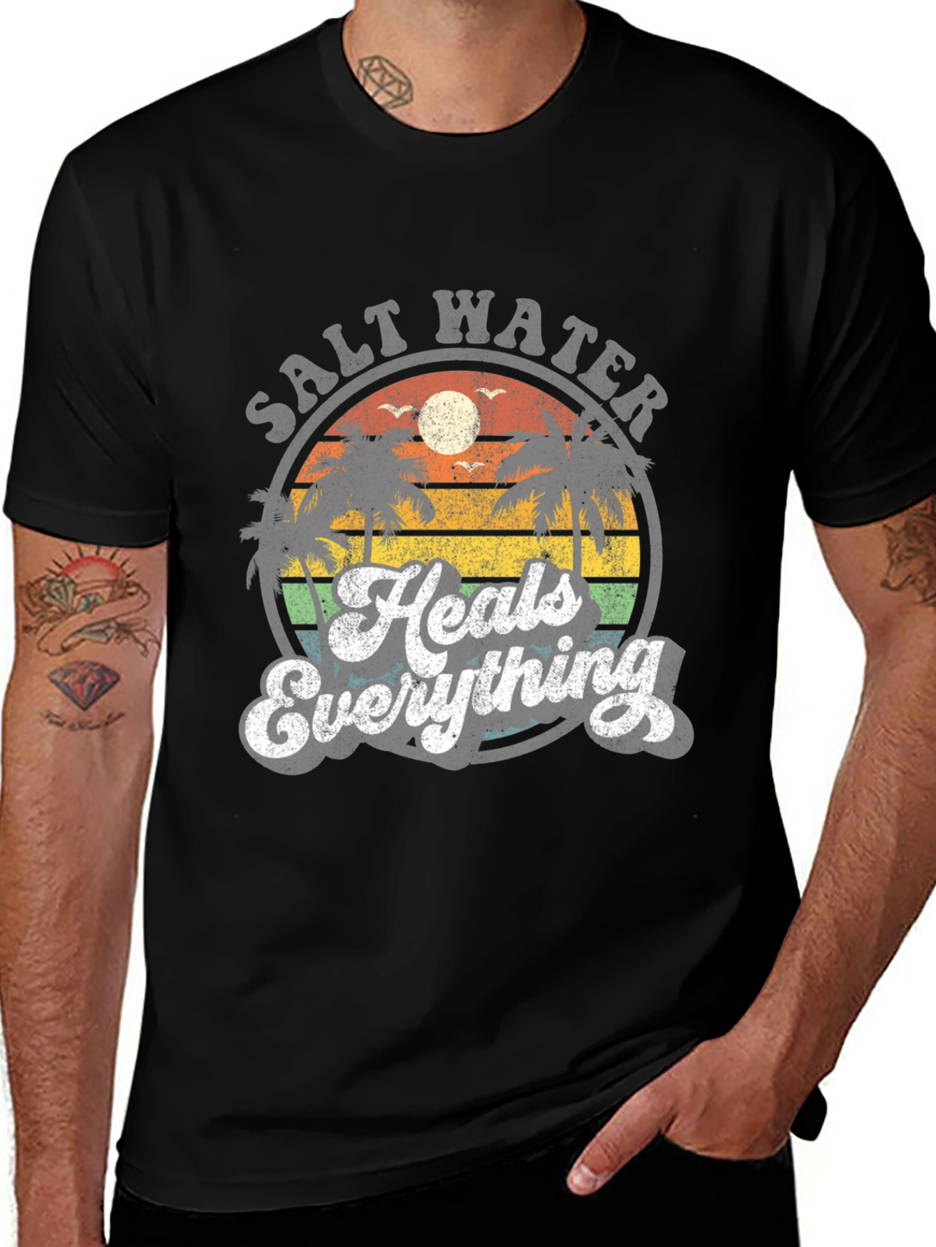 Salt Water Heals Everything Graphic Tee