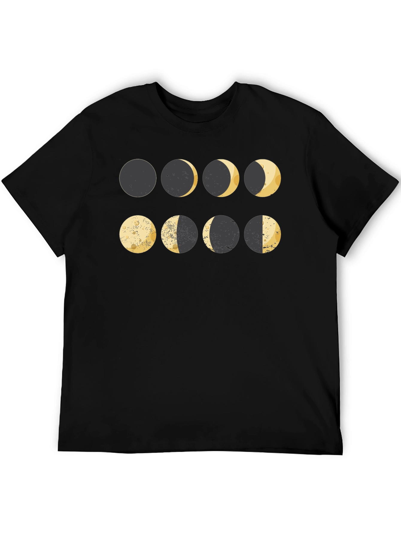 Lunar Phase Graphic T-Shirt - Astronomy Inspired Tee