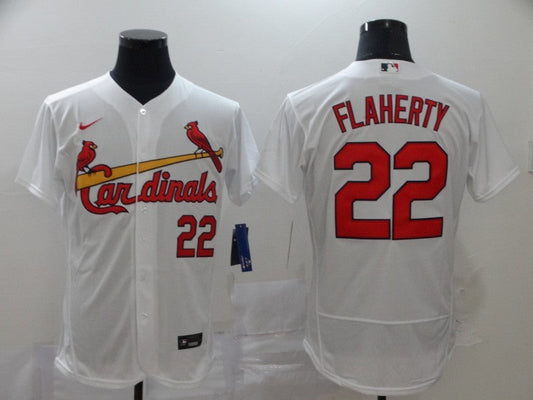 Men's St. Louis Cardinals Jack Flaherty #22 White Replica Baseball Jerseys