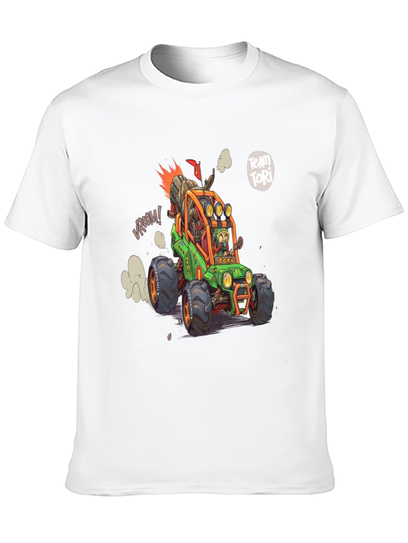 Cartoon Race Car T-Shirt