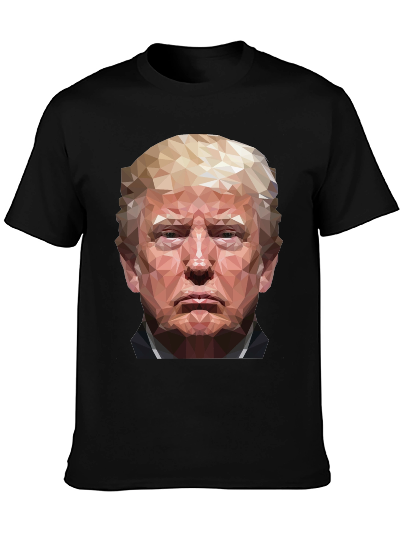 Trump Geometric Portrait T-Shirt