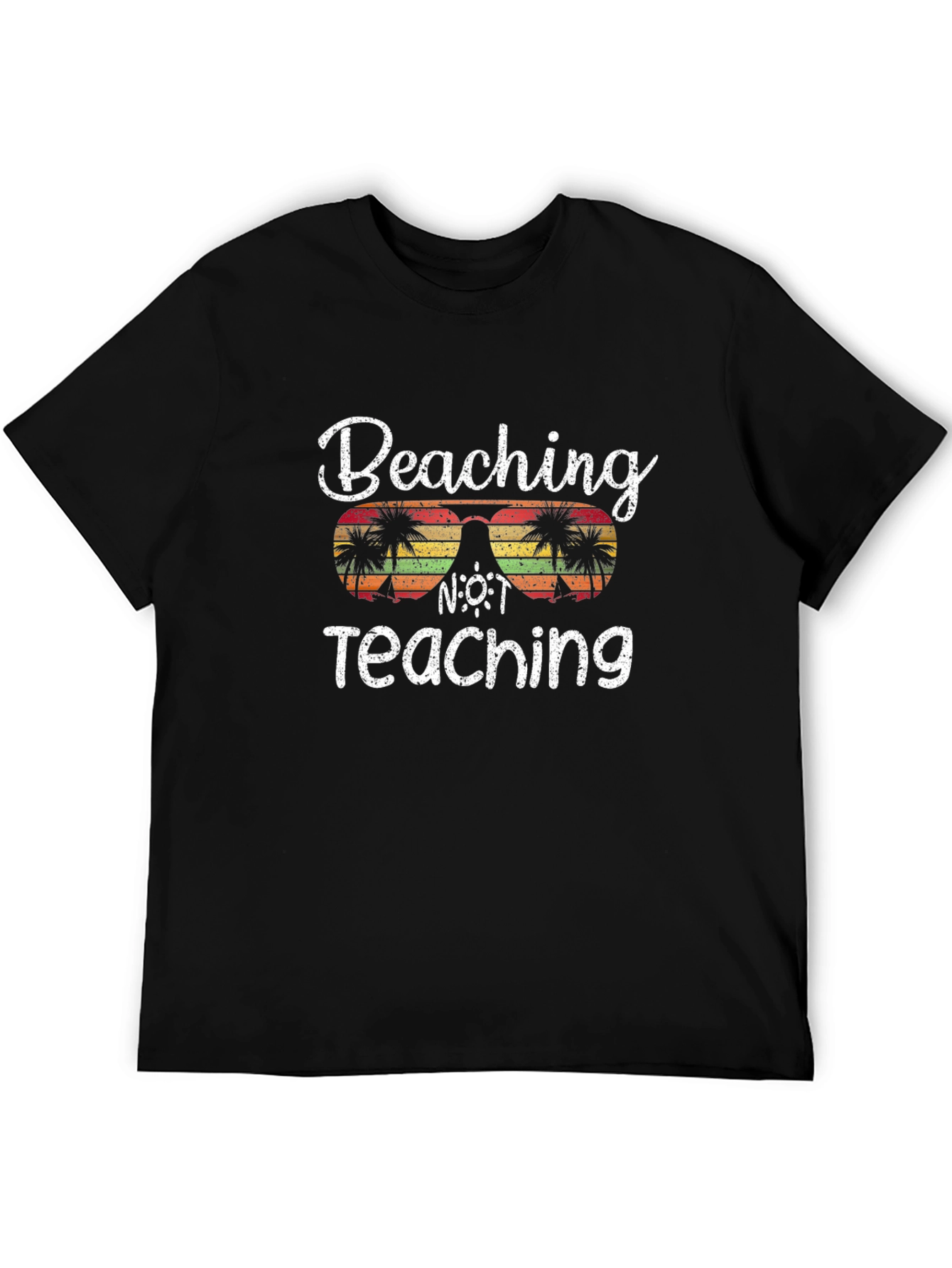 Beaching Not Teaching Graphic T-Shirt