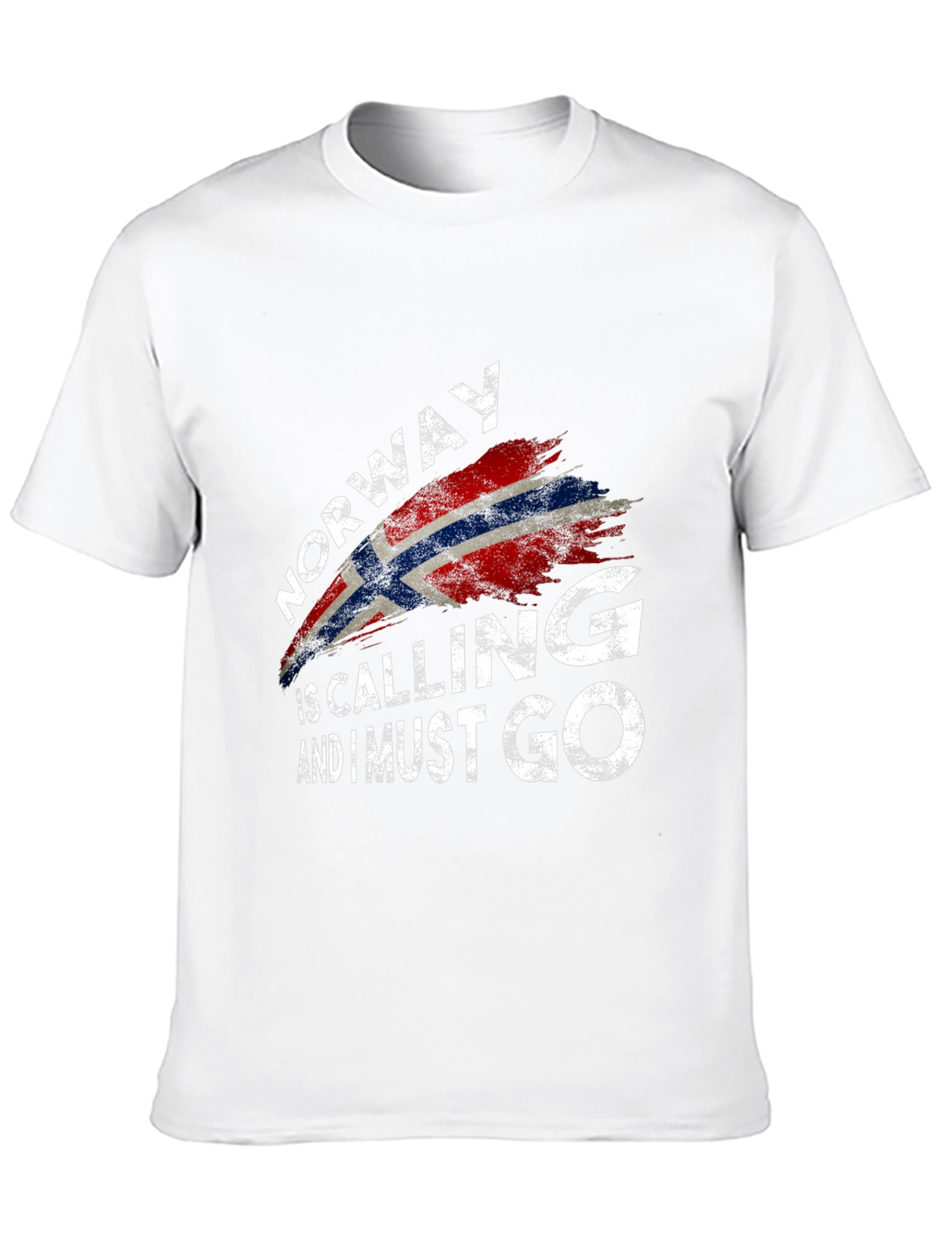 Norway Calling T-Shirt - Black Crew Neck Tee