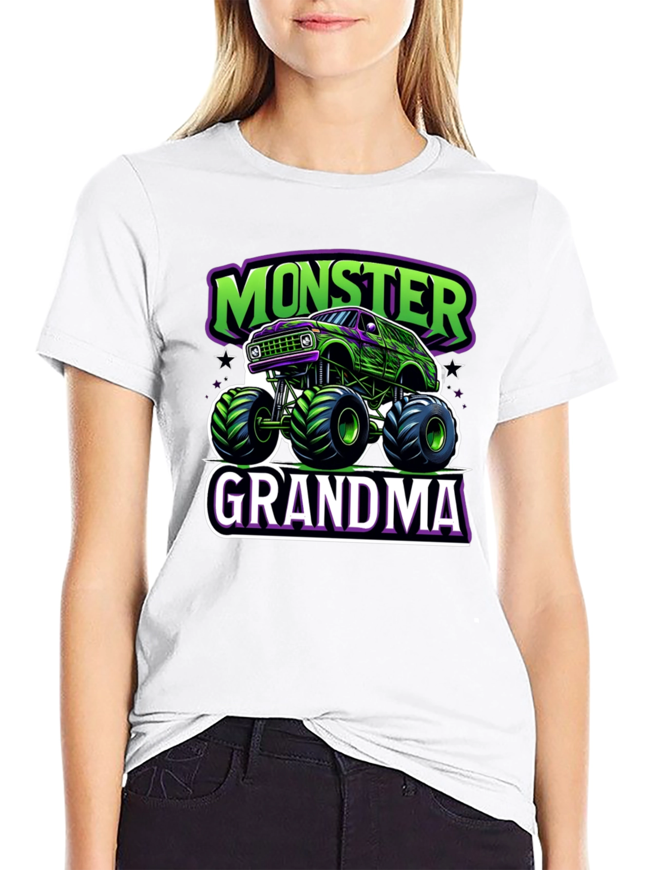 Monster Grandma T-Shirt - Cool Graphic Tee