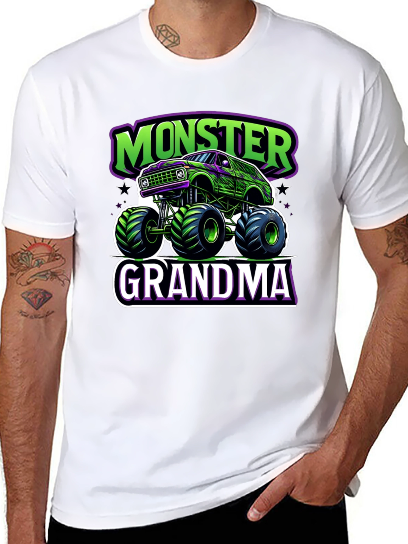 Monster Grandma T-Shirt - Cool Graphic Tee