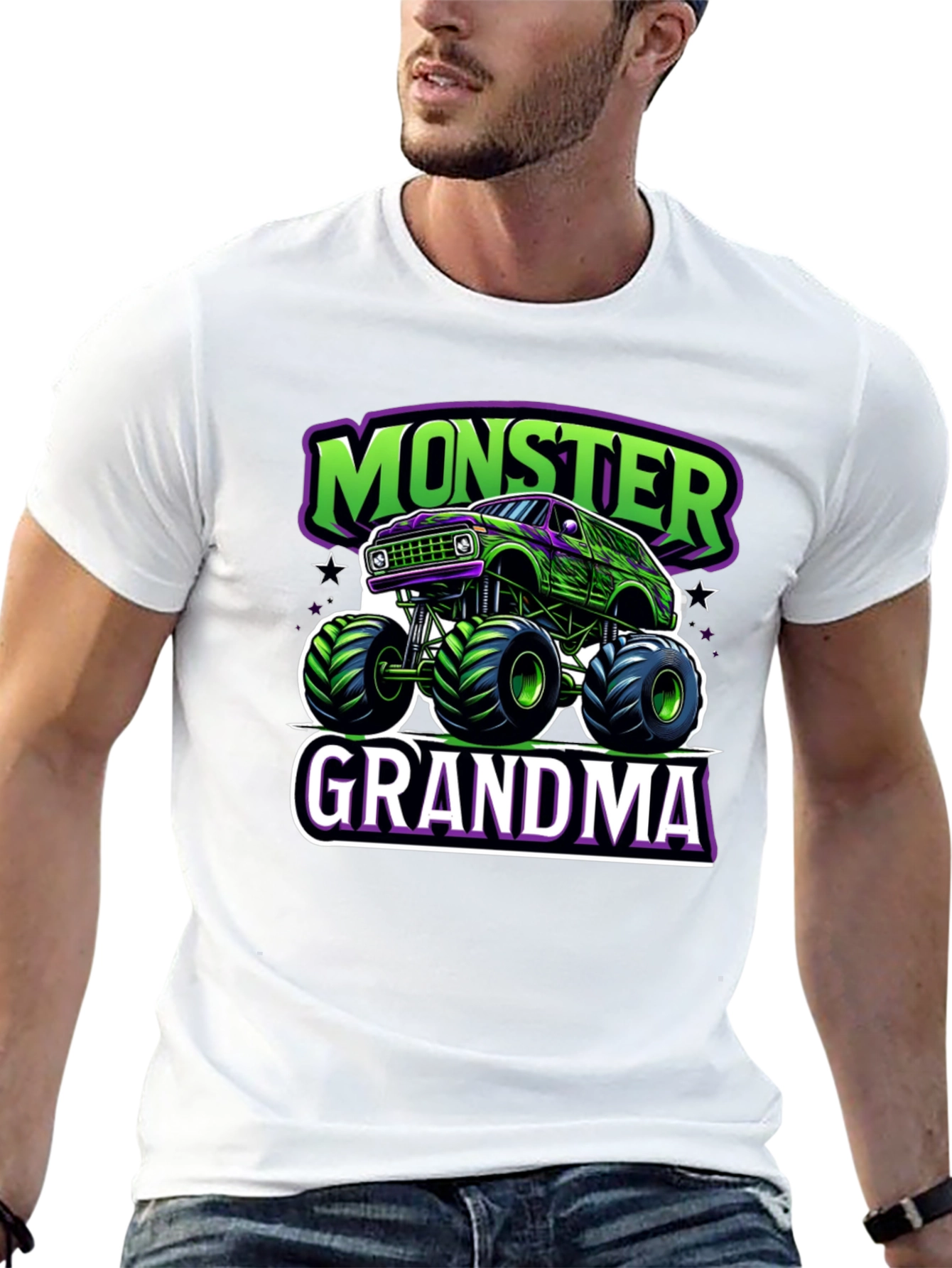 Monster Grandma T-Shirt - Cool Graphic Tee
