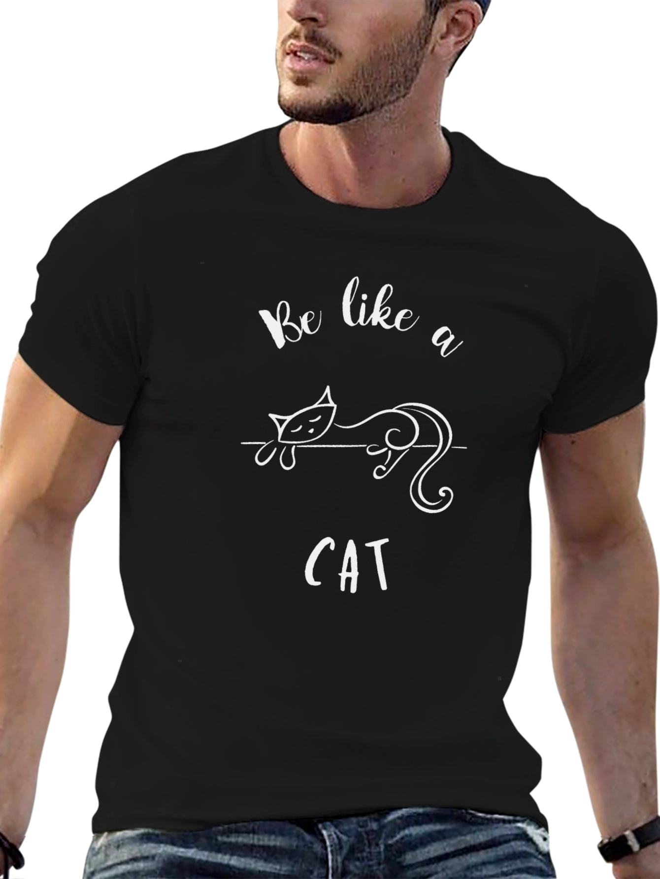Be Like a Cat T-Shirt - Relaxed Style Tee