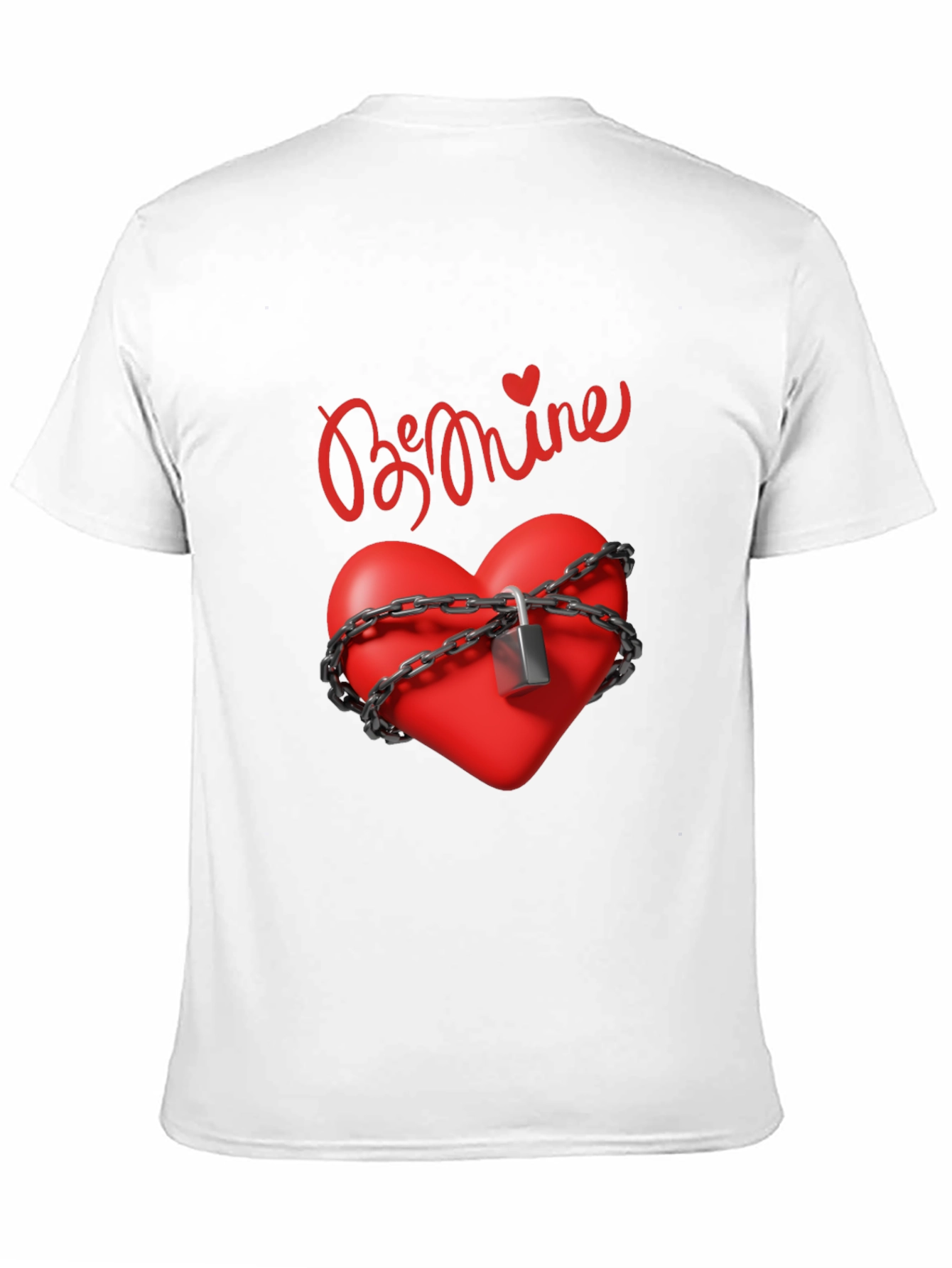 Locked Heart Valentines Day Graphic Tee