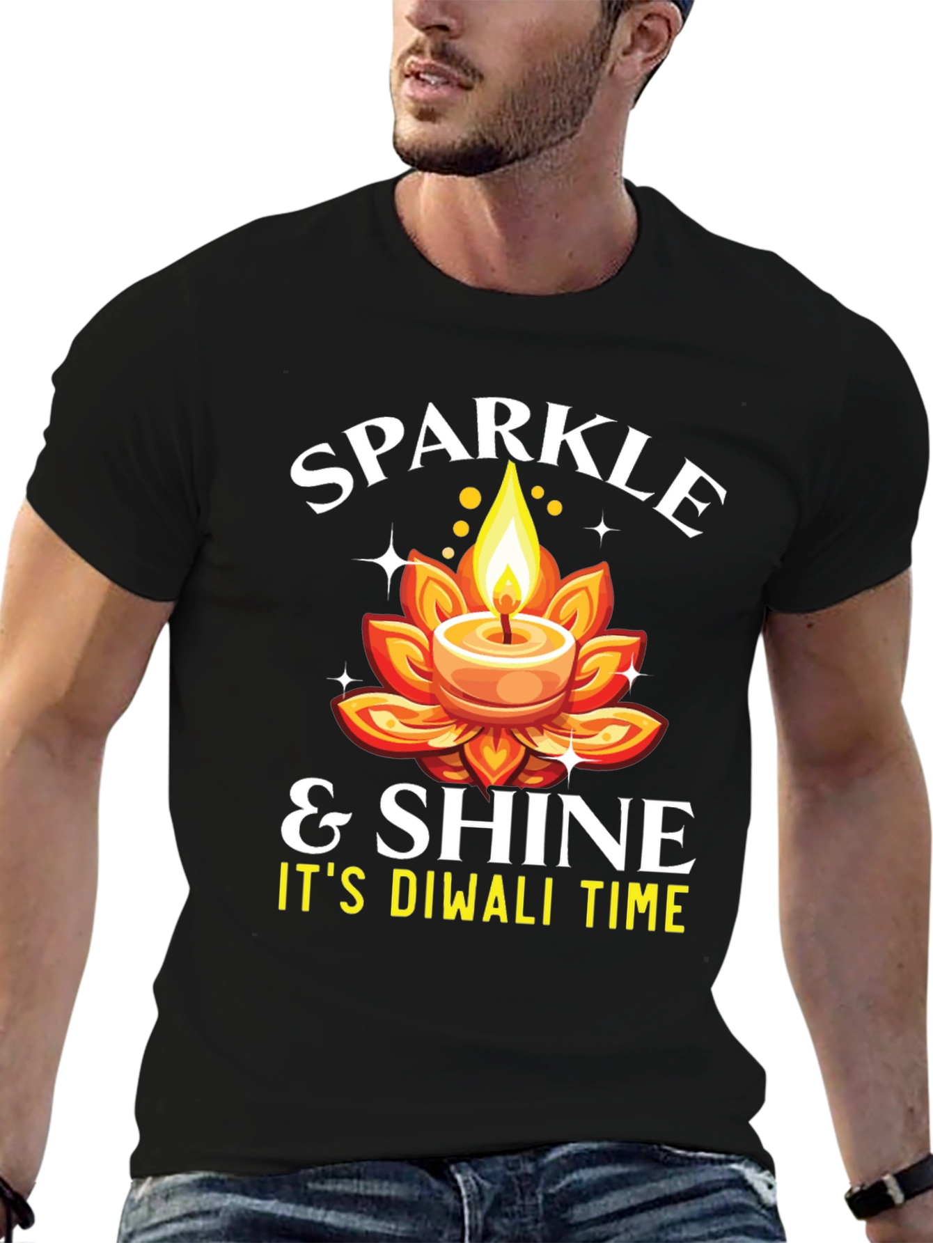 Sparkle & Shine Diwali Time T-Shirt